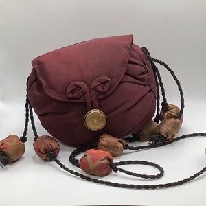 Elegant Burgundy Women's Bag